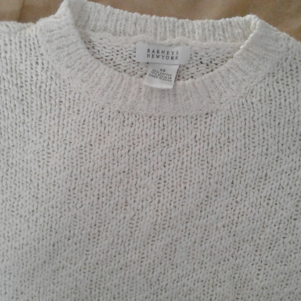 BARNEYS New York cream colored sweater